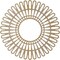 Ekena Millwork Cornelius Wood Fretwork Pierced Ceiling Medallion, Birch, 40"OD x 14 7/8"ID x 1/4"T CMWP40X0250CRBI - alternate 2